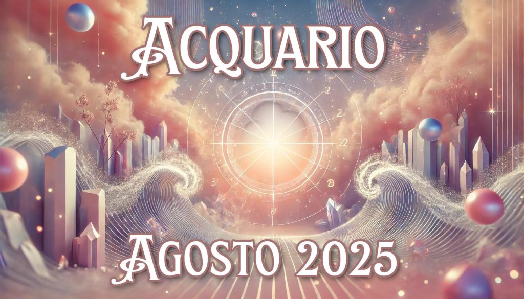 Oroscopo Acquario Agosto 2025