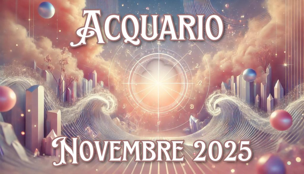 Oroscopo Acquario Novembre 2025