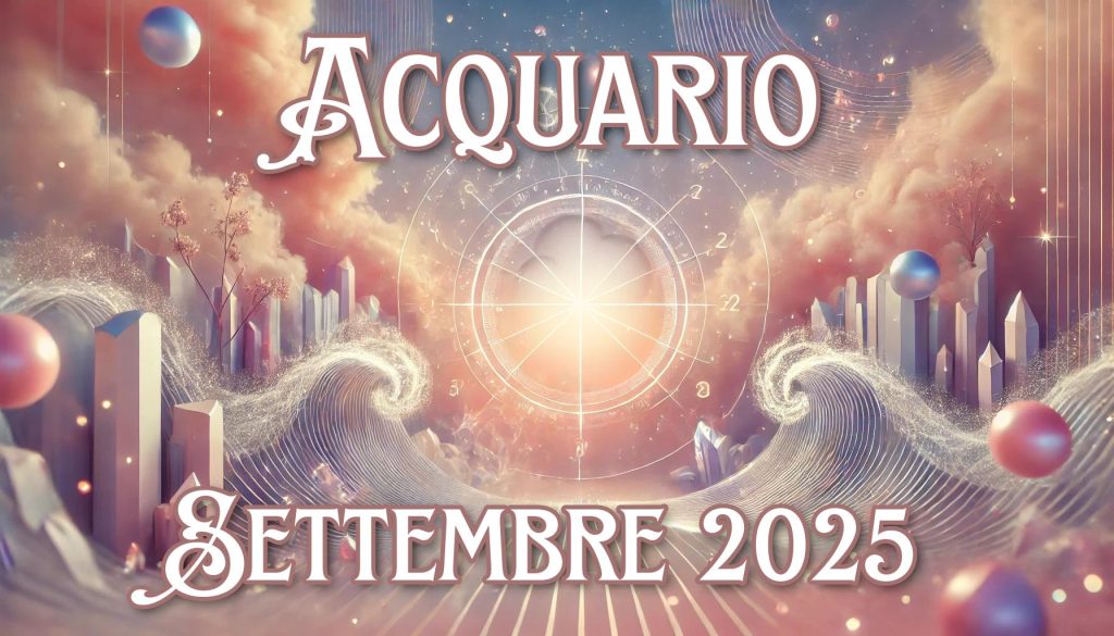 Oroscopo Acquario Settembre 2025