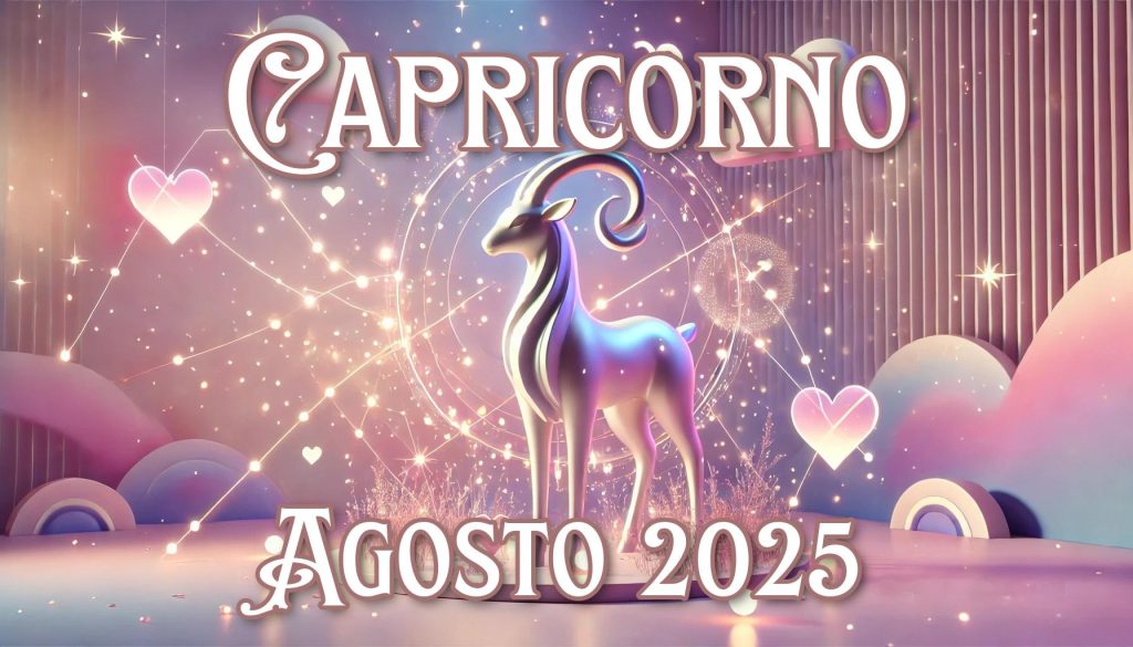 Oroscopo Capricorno Agosto 2025