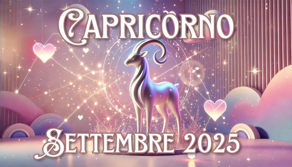 Oroscopo Capricorno Settembre 2025