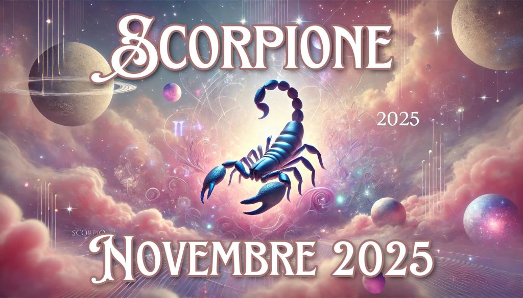 Oroscopo Scorpione Novembre 2025