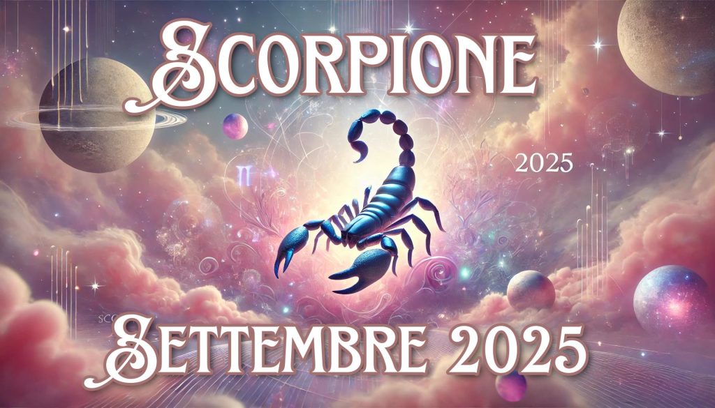 Oroscopo Scorpione Settembre 2025